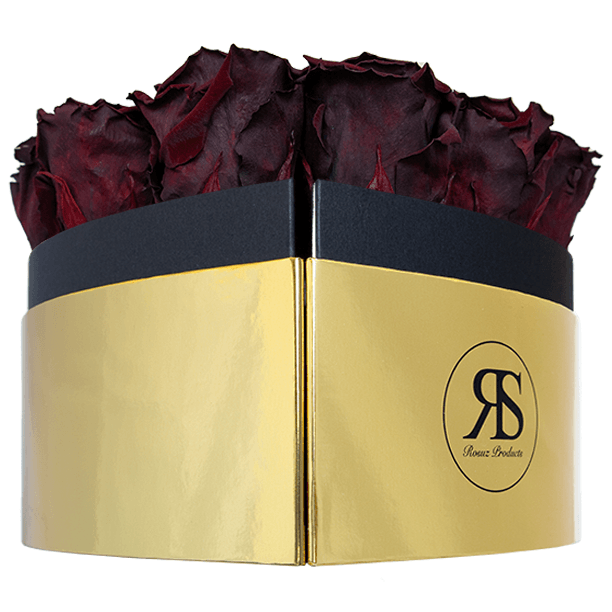 Flowerbox longlife Norah chocolate - Rosuz